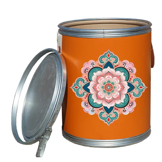 OEM Factory Custom Premium Quality Paper Barrel Cardboard Drum Gift Box