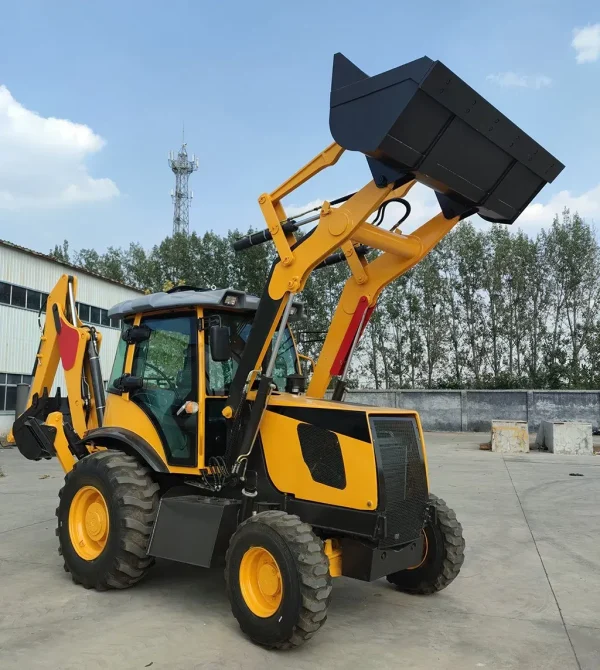 compact 2.5 ton backhoe loader for garden landscaping