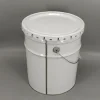 20 Litre Empty Metal Tinplate Drum with Standard Lug Lid and Metal/Plastic Handle