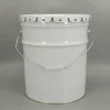 20 Litre Empty Metal Tinplate Drum with Standard Lug Lid and Metal/Plastic Handle