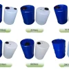 20L- 200L Steel Plastic Composite Drum, Food&Chemical Grade, Inner Plastic Coating & Outer Steel Shell