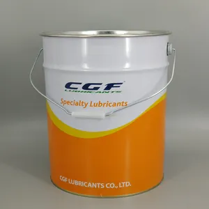 20 Litre Empty Metal Tinplate Drum with Standard Lug Lid and Metal/Plastic Handle