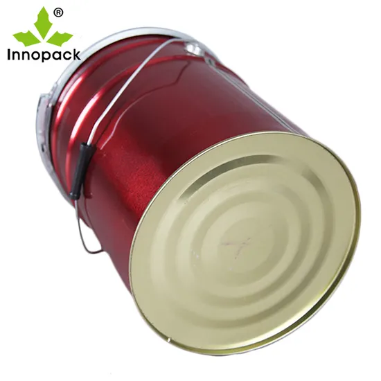 30L Large Mouth Iron Hoop Metal Sealing Flange Drum with Ring Lock