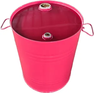 Factory HDPE 200L Plastic Larger Drum with Iron Hoop Tight Blue Thick Black Cover Drums Pails & Barrels