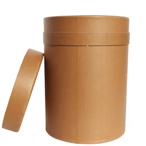 80 Liter Lock-Rim Cardboard Drum Storage Drum with Plastic Lid