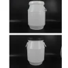 Blue 30L 50L 60L 120L 160L 200L Open-Top Plastic Drums HDPE Iron Material for Chemicals Oil Water Milk Beer Storage