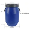 Blue 30L 50L 60L 120L 160L 200L Open-Top Plastic Drums HDPE Iron Material for Chemicals Oil Water Milk Beer Storage