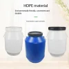 Blue 30L 50L 60L 120L 160L 200L Open-Top Plastic Drums HDPE Iron Material for Chemicals Oil Water Milk Beer Storage