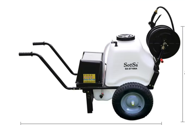 Seesa New Collection 60L 80L 100L Agriculture Wheel Barrow Electric Sprayer