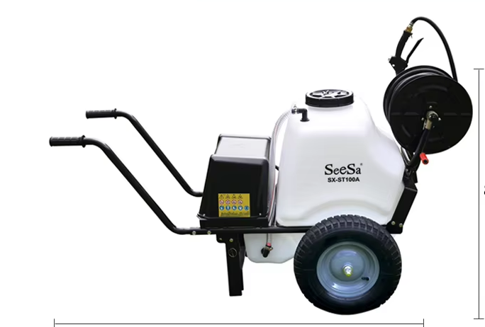 Seesa New Collection 60L 80L 100L Agriculture Wheel Barrow Electric Sprayer