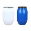 Factory Outlet 30L-200L Large Mouth Iron Hoop Plastic Sealing Flange Drum with Ring Lock