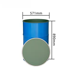 20L- 200L Steel Plastic Composite Drum, Food&Chemical Grade, Inner Plastic Coating & Outer Steel Shell
