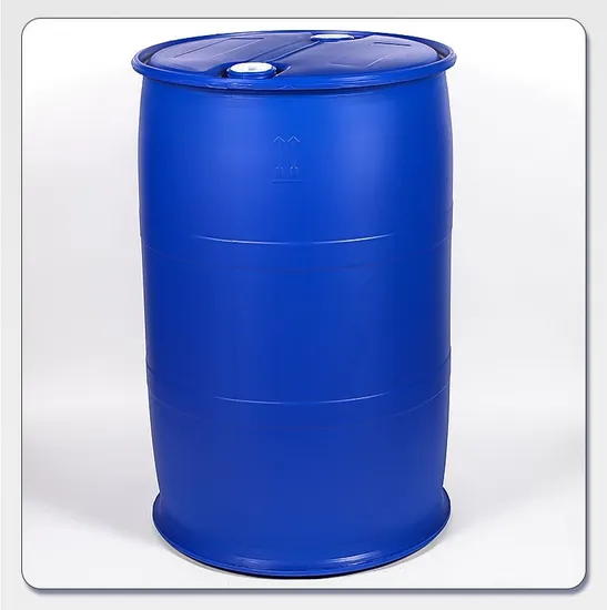 High Quality 100% Plastic HDPE 200L Plastic Barrel / Blue Drums for Chemicals Packing