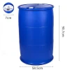 High Quality 100% Plastic HDPE 200L Plastic Barrel / Blue Drums for Chemicals Packing