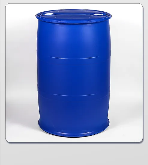 High Quality 100% Plastic HDPE 200L Plastic Barrel / Blue Drums for Chemicals Packing