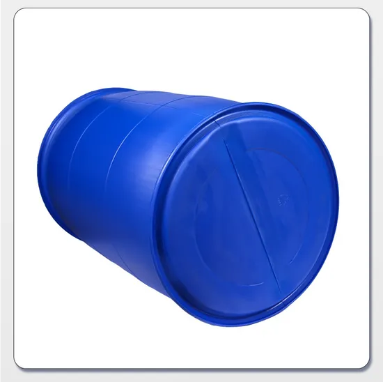 High Quality 100% Plastic HDPE 200L Plastic Barrel / Blue Drums for Chemicals Packing