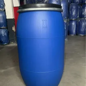High Quality 100% Plastic HDPE 200L Plastic Barrel / Blue Drums for Chemicals Packing