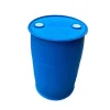 Manufactory 200 Liter Food Grade HDPE Blue Recyclable Plastic Drums with Tight Iron Hoop 55 Gallon for Chemicals Oil Water