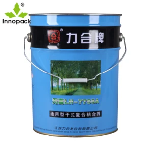 30L Large Mouth Iron Hoop Metal Sealing Flange Drum with Ring Lock