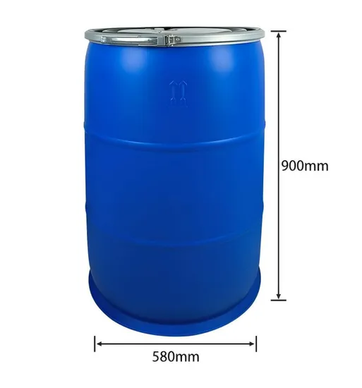 Manufactory 200 Liter Food Grade HDPE Blue Recyclable Plastic Drums with Tight Iron Hoop 55 Gallon for Chemicals Oil Water