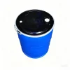 Manufactory 200 Liter Food Grade HDPE Blue Recyclable Plastic Drums with Tight Iron Hoop 55 Gallon for Chemicals Oil Water