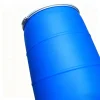 Manufactory 200 Liter Food Grade HDPE Blue Recyclable Plastic Drums with Tight Iron Hoop 55 Gallon for Chemicals Oil Water