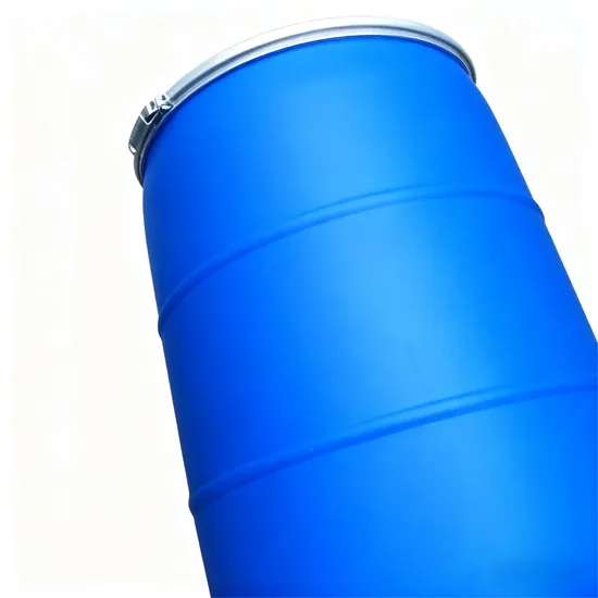 Manufactory 200 Liter Food Grade HDPE Blue Recyclable Plastic Drums with Tight Iron Hoop 55 Gallon for Chemicals Oil Water