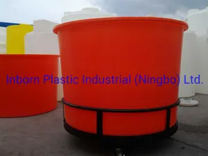 300L Roto-Molding Plastic Dosing Vessel Drum for Water Treatment Plant