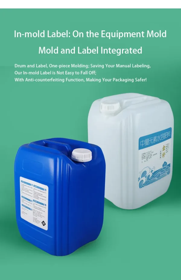 Water/Chemical Food Grade 50L 60L 100L White Barrels Drums Plastic with Screw Lid