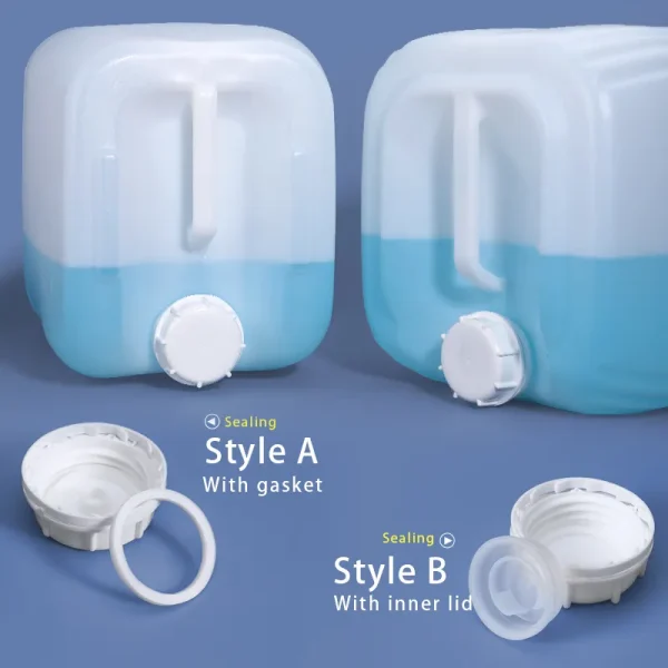 Water/Chemical Food Grade 50L 60L 100L White Barrels Drums Plastic with Screw Lid