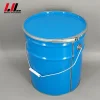 20 Litre Empty Metal Tinplate Drum with Standard Lug Lid and Metal/Plastic Handle