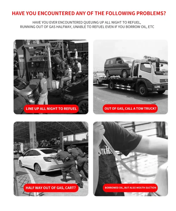 Vertical Flat Barrel 30L Large Capacity, Easy to Carry, Durable Portable Cold-Rolled Steel Oil Drum with Refueling Tube