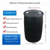 Volume 25/50/100/120/150/160/200L Open Top Blue Plastic 55 Gallons Drum / HDPE Open Top Blue Plastic Drum
