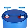 Volume 25/50/100/120/150/160/200L Open Top Blue Plastic 55 Gallons Drum / HDPE Open Top Blue Plastic Drum