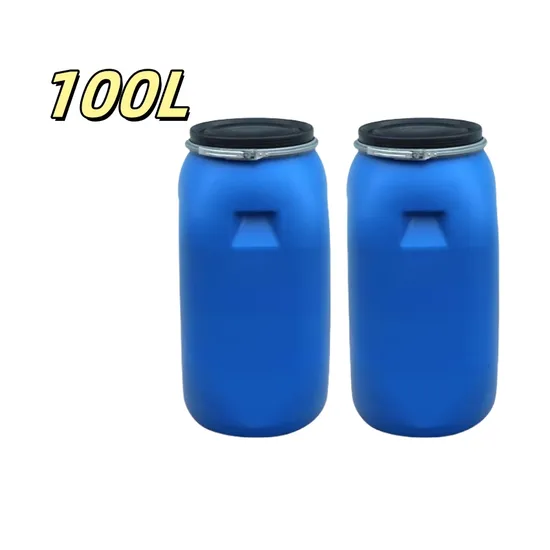 Water/Chemical Food Grade 50L 60L 100L White Barrels Drums Plastic with Screw Lid