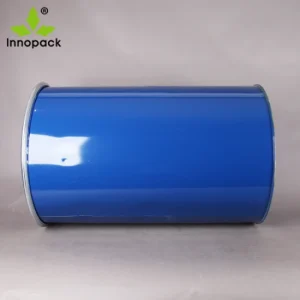 Wholesale 55 Gallon /200 Liter Food Grade Blue Tapered Steel Oil Drum with Open Top