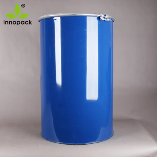 Wholesale 55 Gallon /200 Liter Food Grade Blue Tapered Steel Oil Drum with Open Top