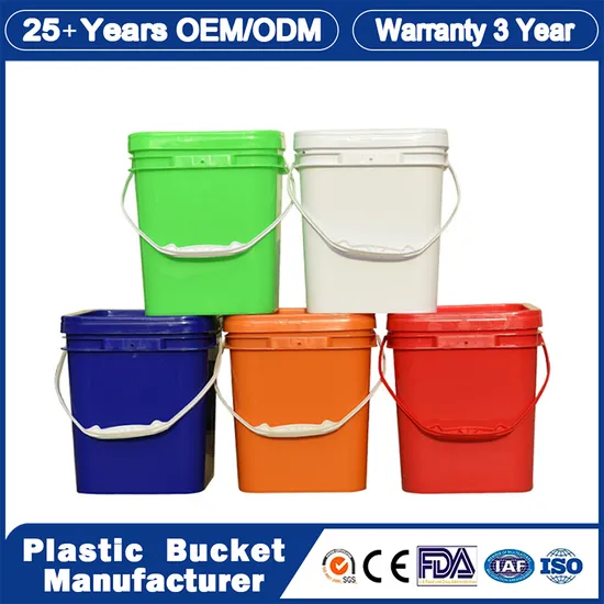 1L/2L/3L/4L/5L/6L/7L/8L/9L/10L/12L/15L/18L/20L/25L/50ml/ 5gallon Round Square Rectangular Plastic Drum for Pesticides, Lubricants, Coatings, Medicines, Food