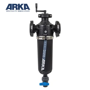 Applicable in agriculture, semi-automatic hand cleaning screen filter system for drip irrigation