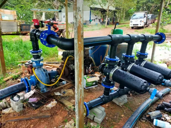 Applicable in agriculture, semi-automatic hand cleaning screen filter system for drip irrigation