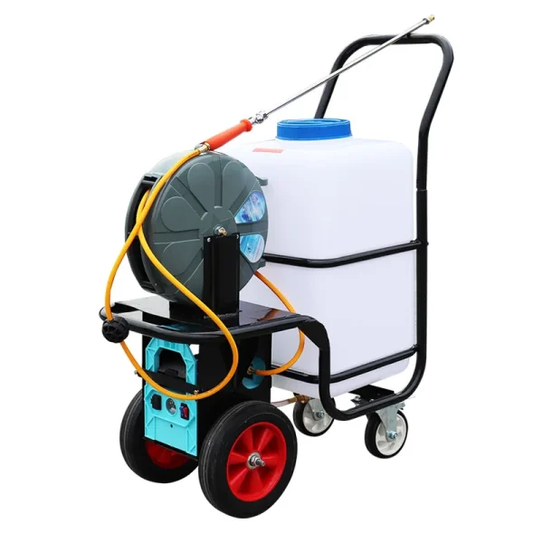 Multi-purpose 60L Large Trolly Sprayer High Pressure Garden Lithium Battery Sprayer