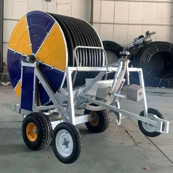 Hot Sale 75-500 Type Agriculture Traveling Rain Hose Reel Irrigation System Reel Sprinkler Machine For Farm Irrigation
