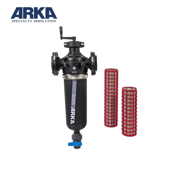 Applicable in agriculture, semi-automatic hand cleaning screen filter system for drip irrigation