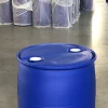 Double Ring Cylindrical Plastic Storage Tank 200L Chemical Barrel with Double L Ring High Density Polyethylene Water Bucket