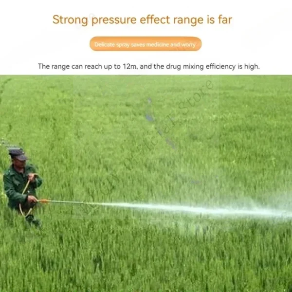 Four-stroke Gasoline High Pressure Sprayer Agricultural Orchard Sprayer Triple Cylinder Plunger Pump Sprayer