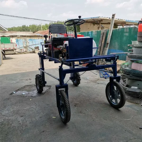 Large Capacity Machine Adjustable Wheel Base Spraying Car Spray Four Wheel Dosing Machine Fertilizer Spreader Fertilizer