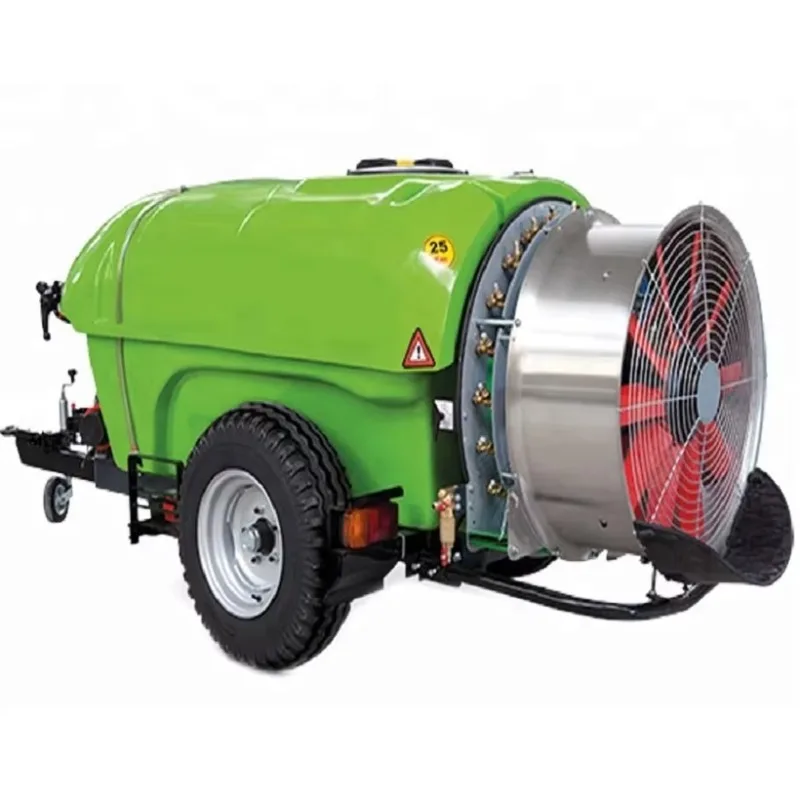 Fertilizer and sprayer, turbo sprayer