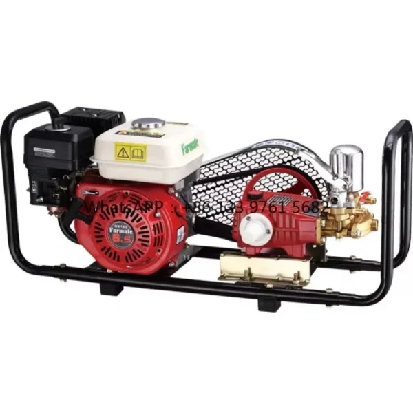 High Pressure Agricultural Power Sprayer With Wheel & Hose Reel&100L Trolley Type Power Sprayer With 4 Strocks Engine