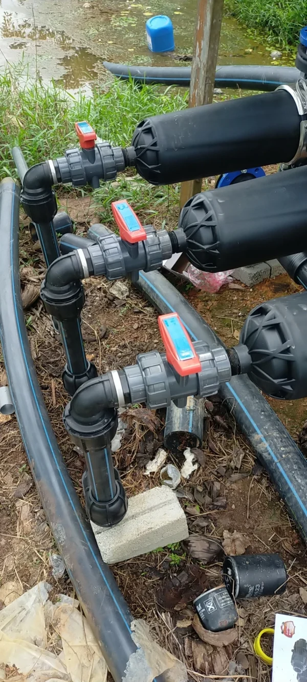 Applicable in agriculture, semi-automatic hand cleaning screen filter system for drip irrigation