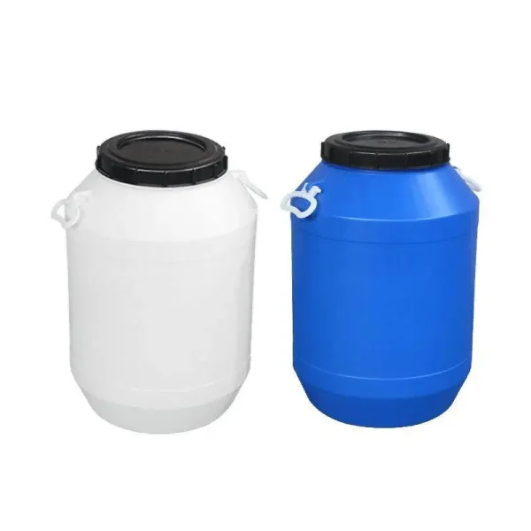 Thickened PE Plastic 50L Chemical Drum with Lid Sealed Packaging Waste Liquid Enzyme Drum Enzyme Capacity 50L Chemical Drum